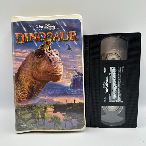 Walt Disney Dinosaur VHS 2000 Pre-Owned Animation Adventure Movie Clamshell - Picture 3 of 3
